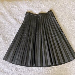 Faux Leather JCrew Skirt
